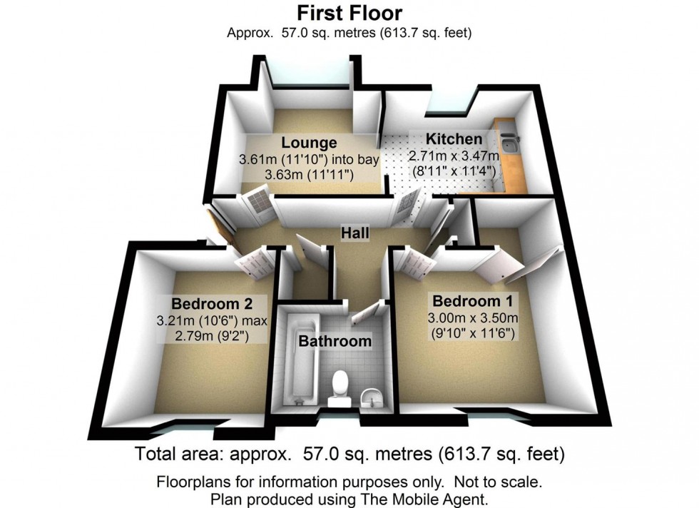 Floorplan for Moorhayes Park Area, Tiverton, Devon