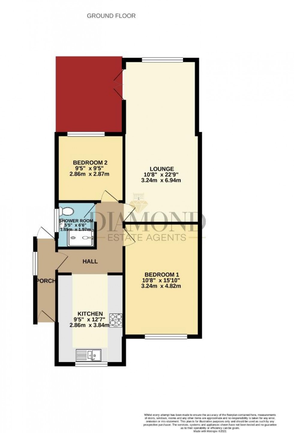 Floorplan for Harding Crescent, Tiverton