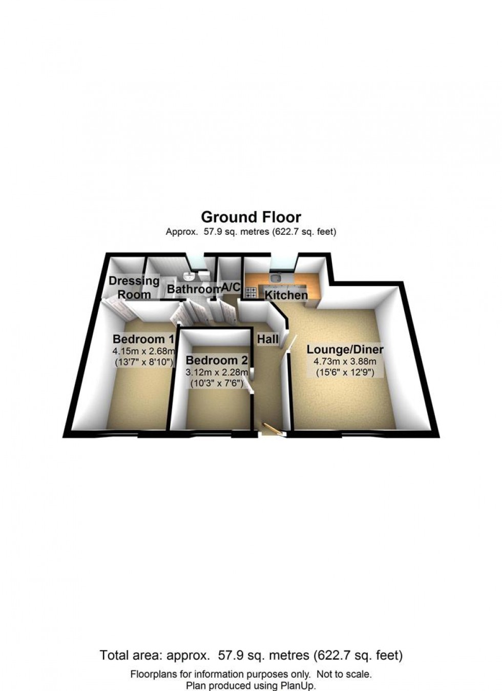 Floorplan for Oakfields, Tiverton, Devon