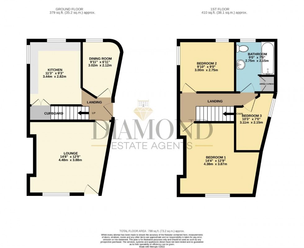 Floorplan for Chapel Street, Tiverton