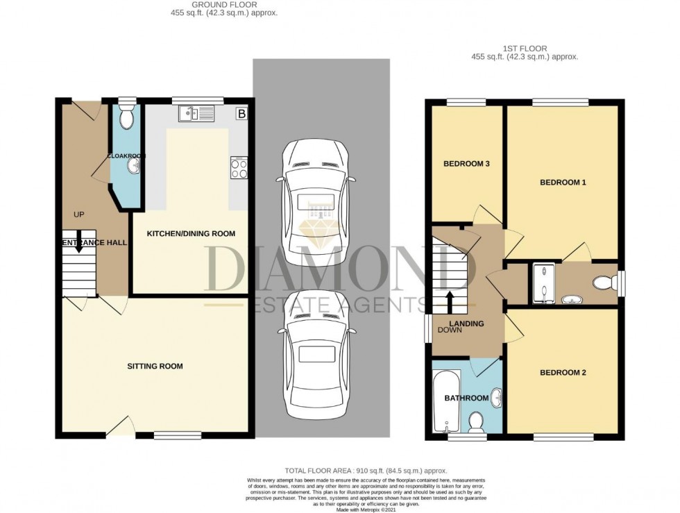 Floorplan for Belle Vue Rise, Ashley Road, Uffculme, Cullompton, Devon