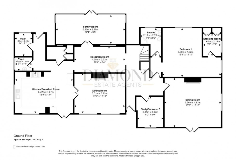 Floorplan for Tidcombe Lane, TIVERTON, Devon