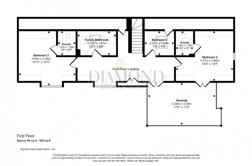 Floorplan for Tidcombe Lane, TIVERTON, Devon