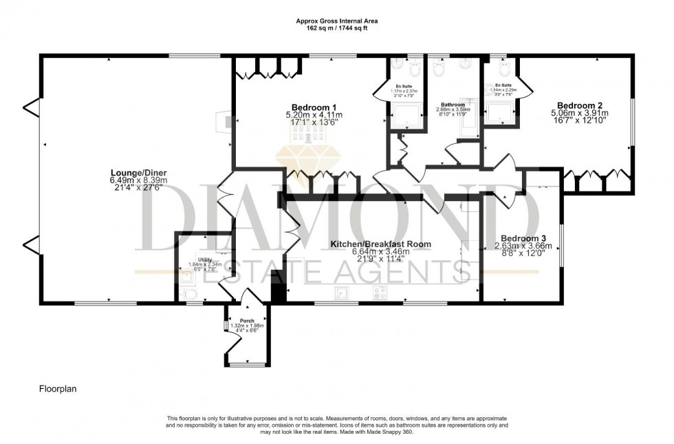 Floorplan for Puddington, Tiverton