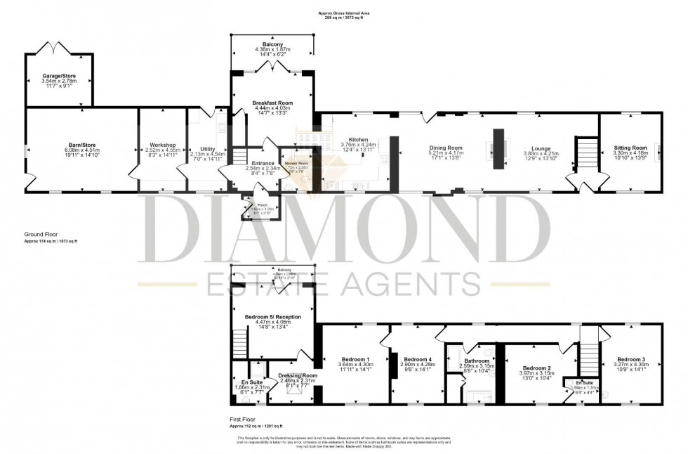 Floorplan for Withleigh, Tiverton, Devon