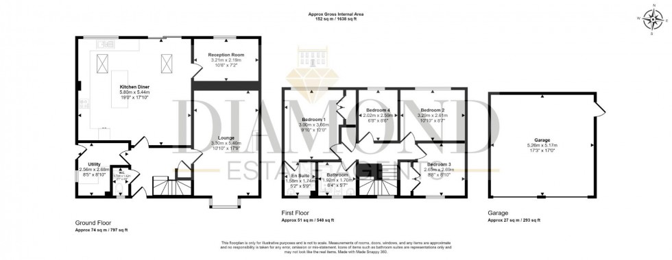 Floorplan for Rooks Way, Tiverton, Devon