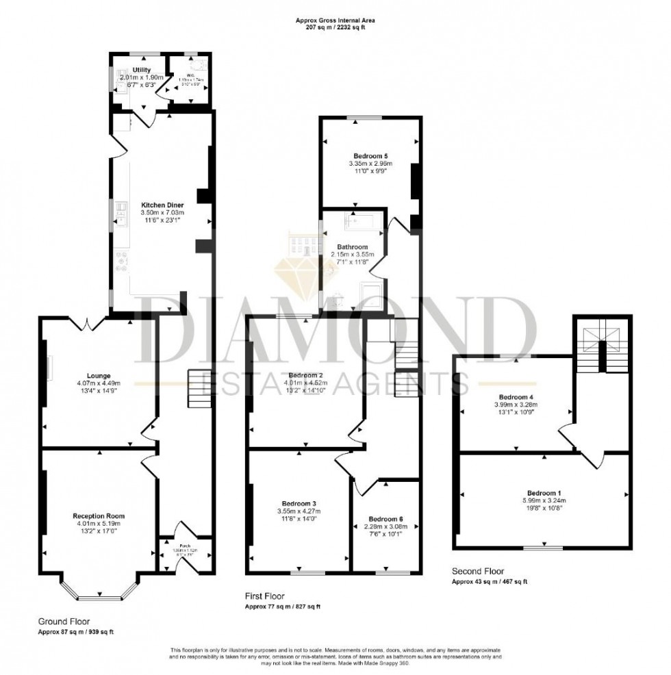 Floorplan for Redlands, Tiverton