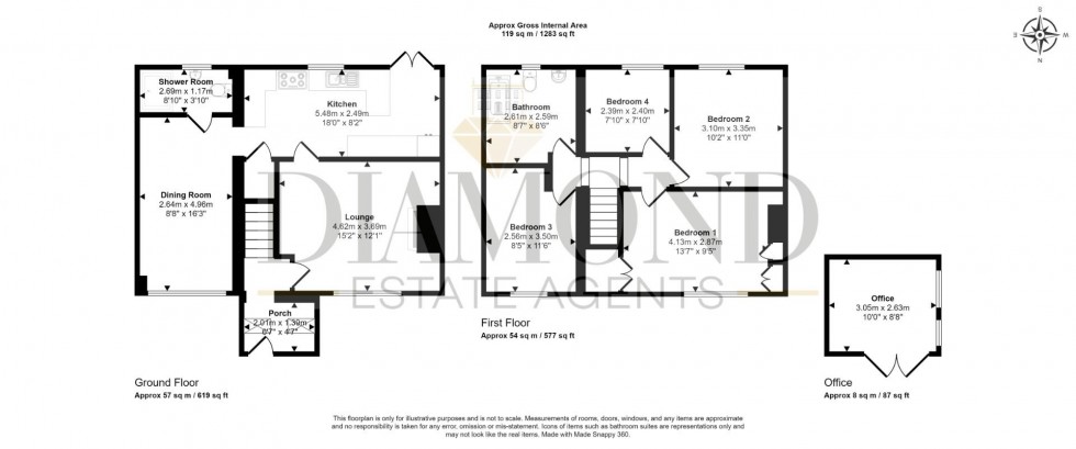 Floorplan for King Street, TIVERTON