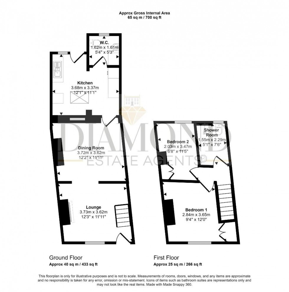 Floorplan for Melbourne Street, Tiverton