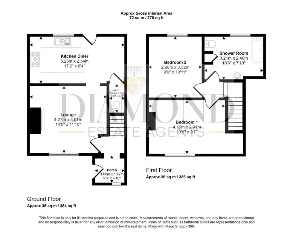 Floorplan for Broad Lane, Tiverton, Devon