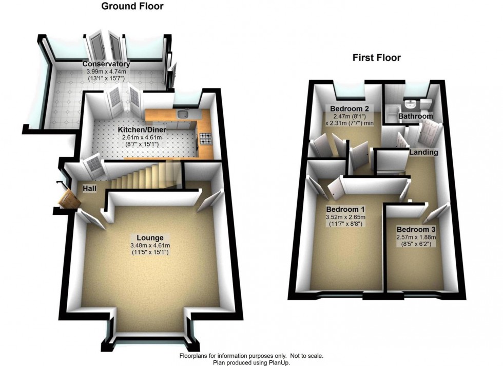 Floorplan for Orchid Close, Tiverton, Devon