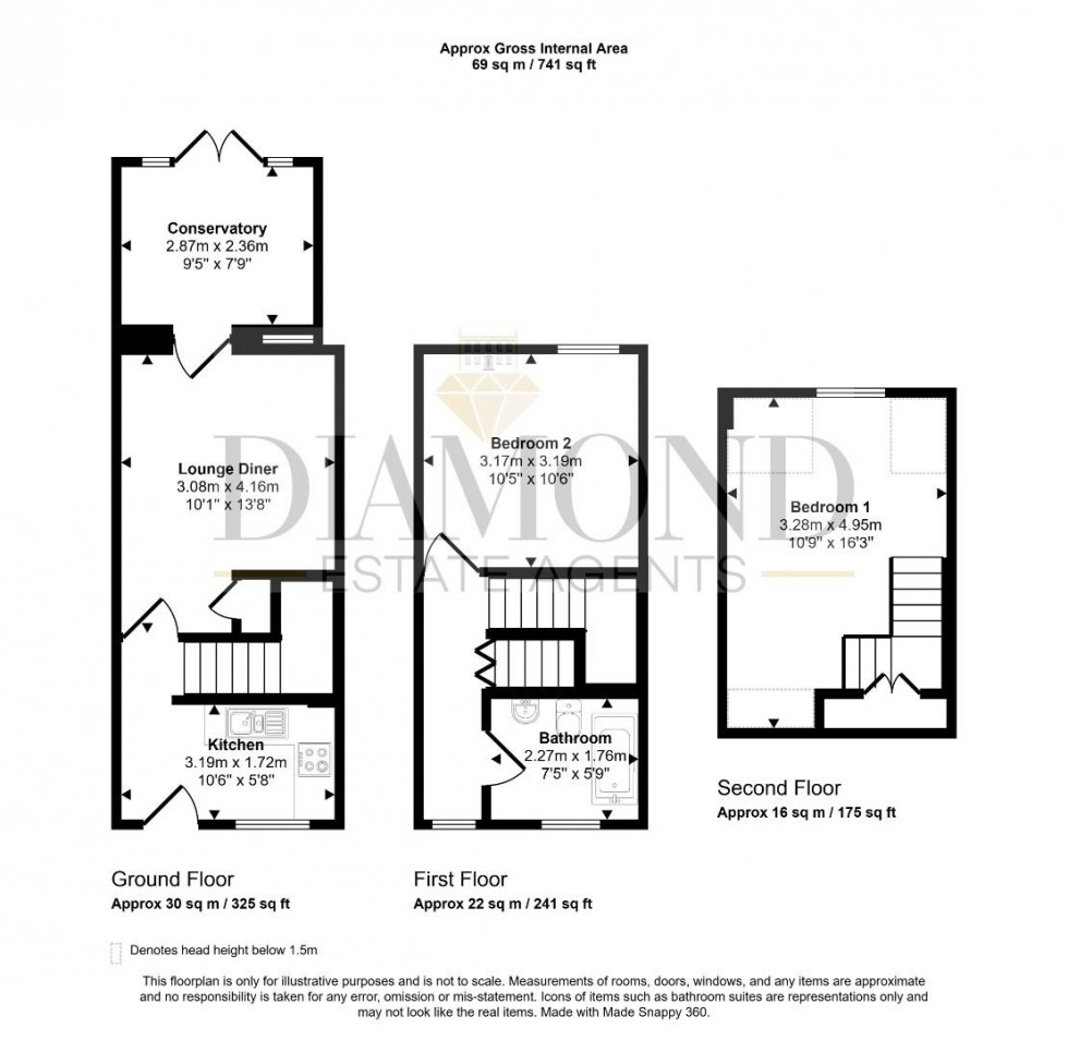 Floorplan for Barrington Street, Tiverton