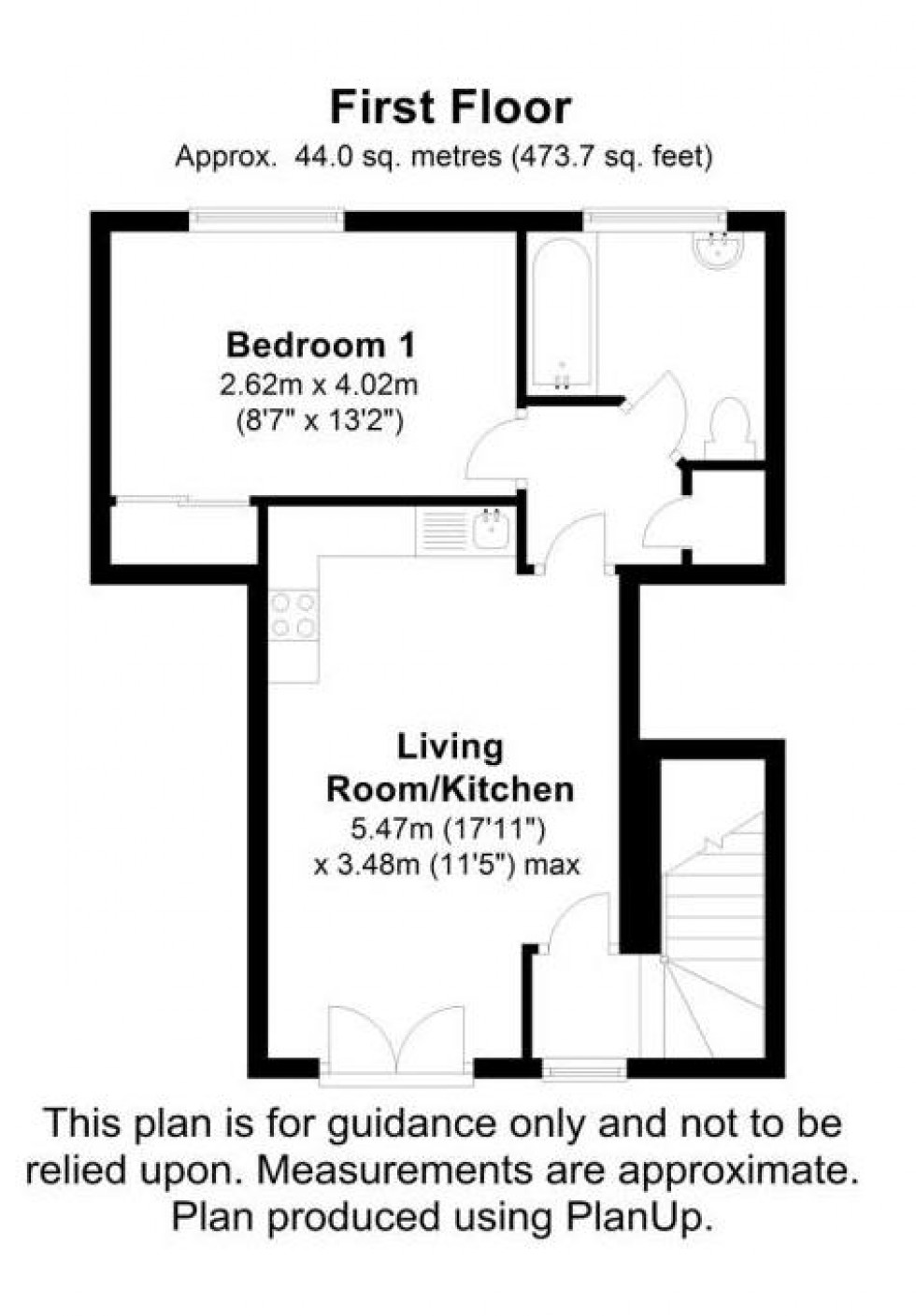 Floorplan for Bampton Street, Tiverton