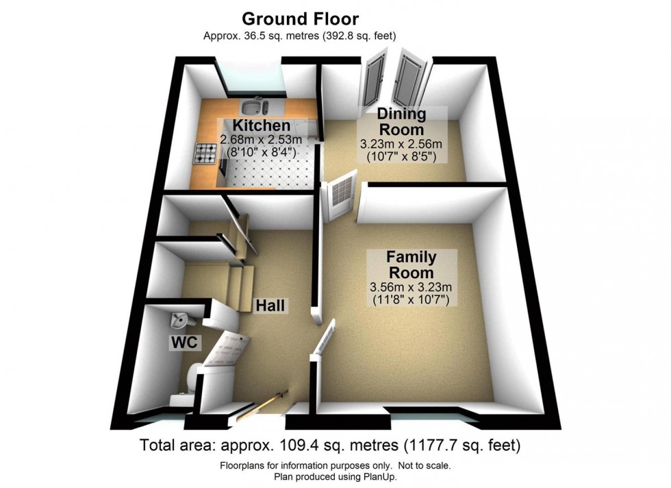 Floorplan for Moorhayes Park Area, Tiverton, Devon