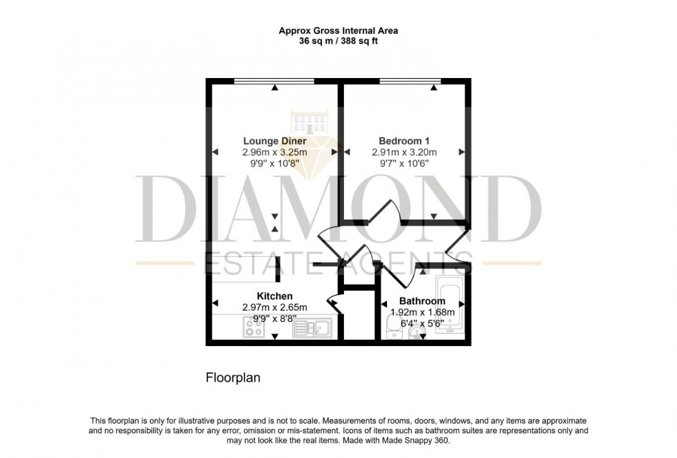 Floorplan for Rena Hobson Court, Tiverton