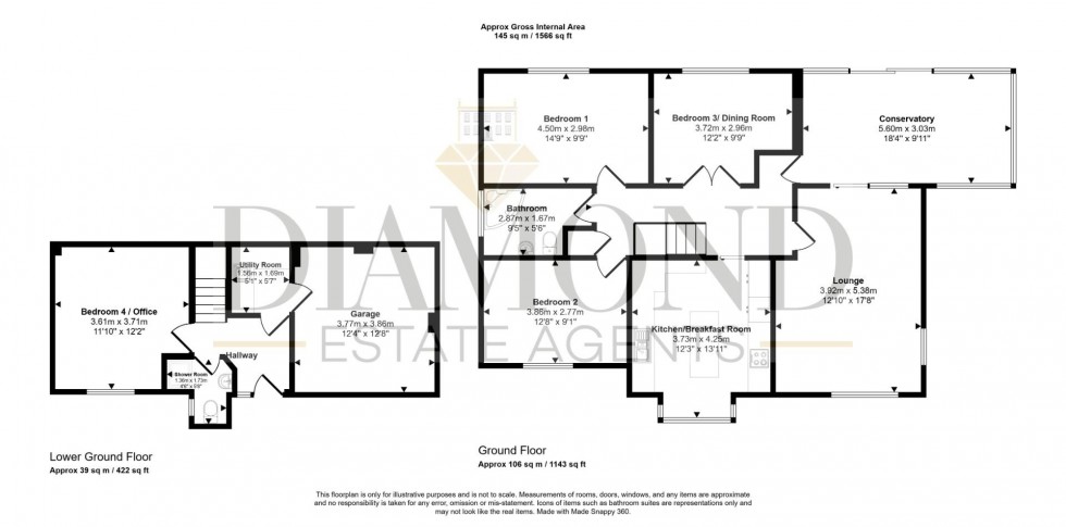 Floorplan for Canal Hill, Tiverton